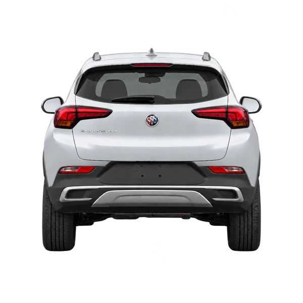 Buick Encore GX 2022 prata, vista traseira