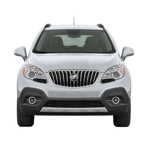 Buick Encore 2015 باللون فضي، منظر أمامي