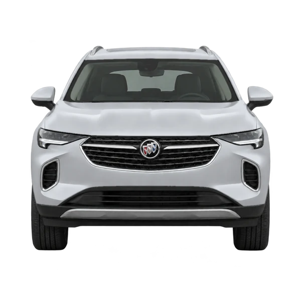Buick Envision 2021 prata, vista frente