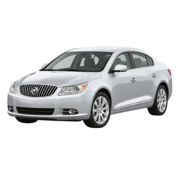 Buick LaCrosse 2015 prata, vista dianteira em três quartos (voltada para a esquerda)