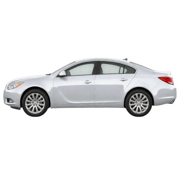 2011 Buick Regal in Silber, Ansicht: Seite (nach links gerichtet)