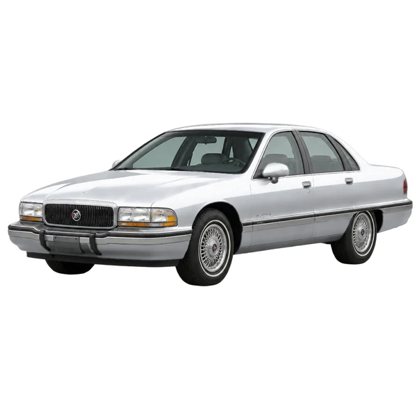 1992 BUICK Roadmaster — Front three-quarter (facing left), silver