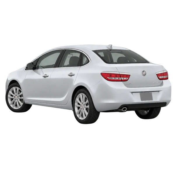 Buick Verano 2014 argent, vue trois-quarts arrière (orienté vers la gauche)