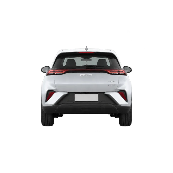 BYD Atto 1 2026 prata, vista traseira