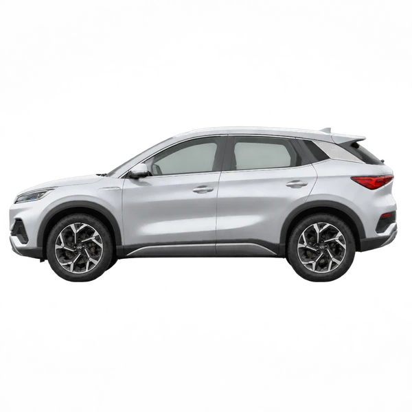 BYD Atto 3 Evo 2026 argent, vue côté (vers la gauche)