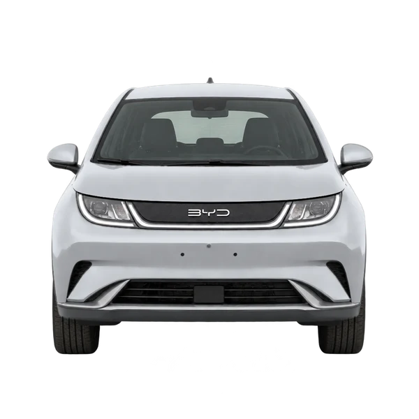 シルバーの2023 BYD Dolphin（正面ビュー）