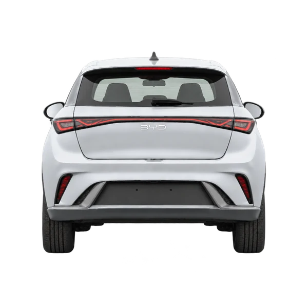 BYD Dolphin 2026 argent, vue arrière