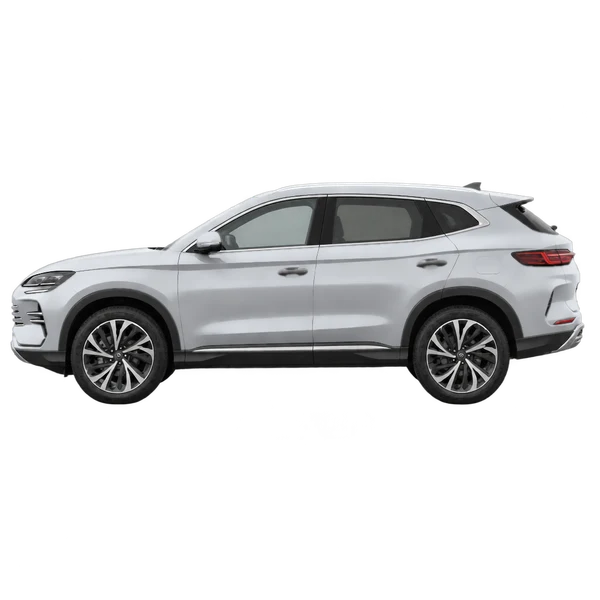 BYD Seal U DM-I 2025 prata, vista lateral (voltada para a esquerda)