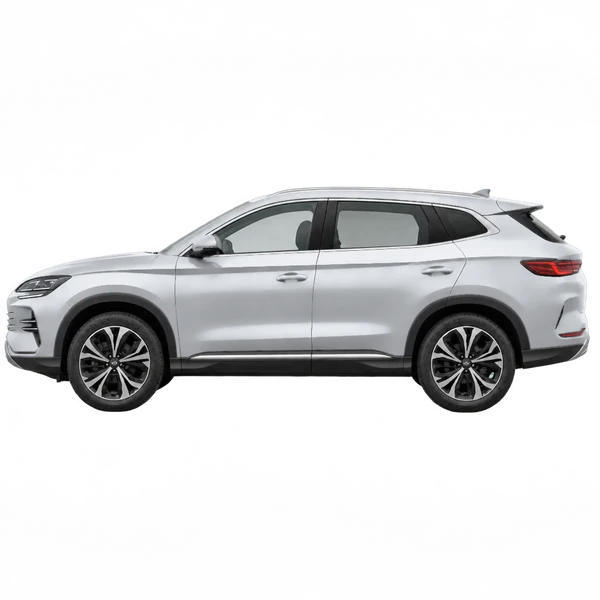 BYD Seal U DM-I 2026 argent, vue côté (vers la gauche)