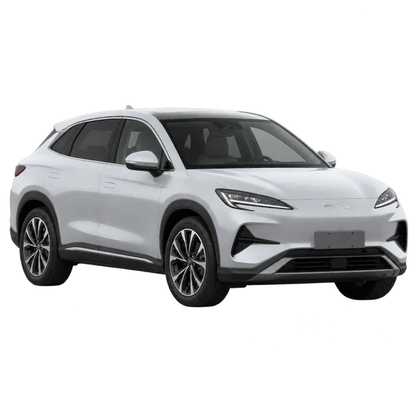 2025 BYD Sealion in Silber, Ansicht: Dreiviertelansicht vorne (nach links gerichtet)