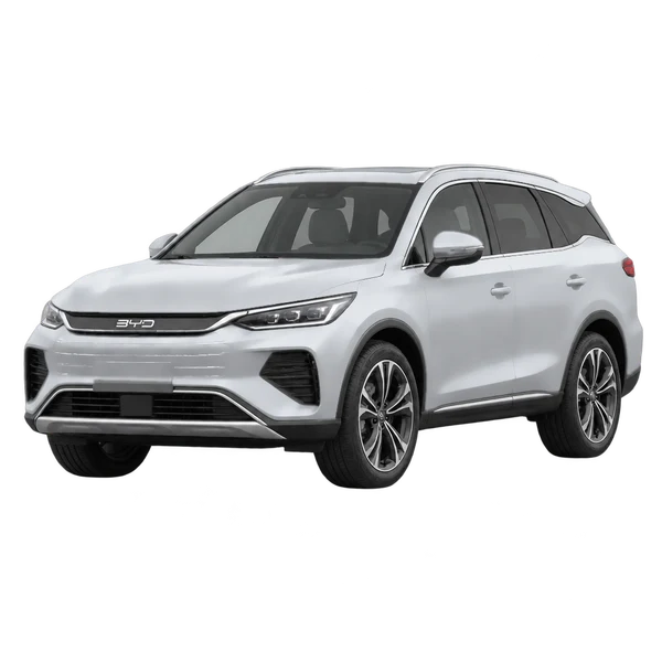 BYD Tang EV 2026 argent, vue trois-quarts avant (orienté vers la gauche)