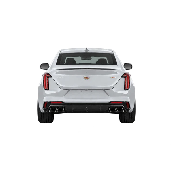2022 Cadillac CT4 V in Silber, Ansicht: Heck