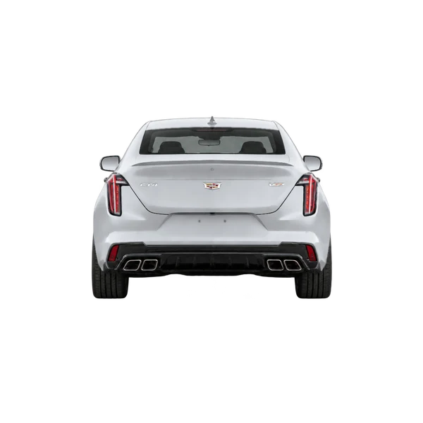 2023 Cadillac CT4 V in Silber, Ansicht: Heck