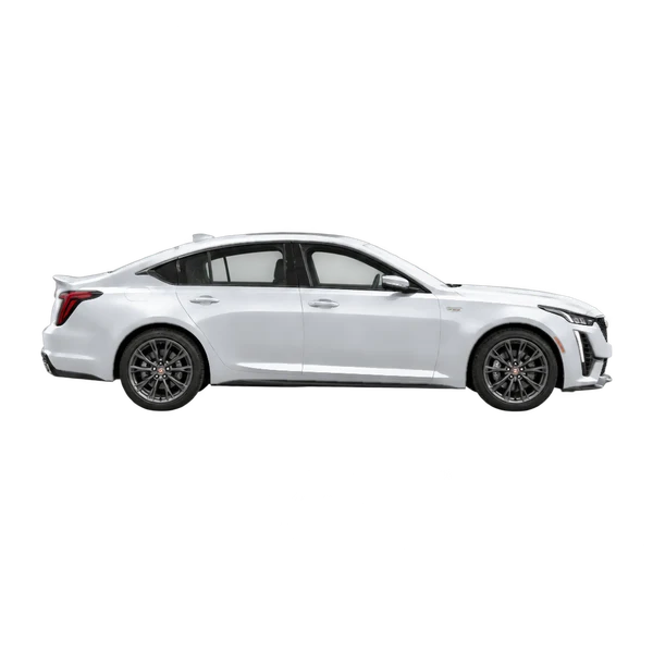 2022 Cadillac CT5 V in Silber, Ansicht: Seite (nach rechts gewandt)