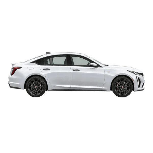 2023 Cadillac CT5 V in Silber, Ansicht: Seite (nach rechts gewandt)