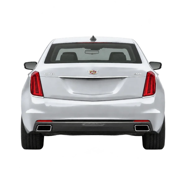 2018 Cadillac CT6 in Silber, Ansicht: Heck