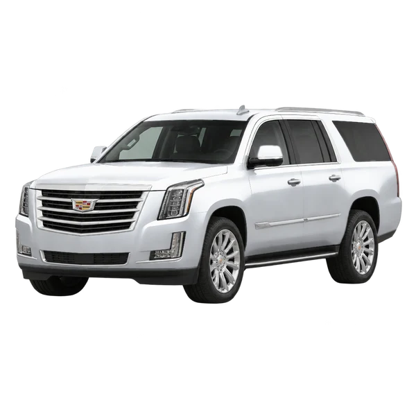 2015 Cadillac Escalade ESV in Silber, Ansicht: Dreiviertelansicht vorne (nach links gerichtet)