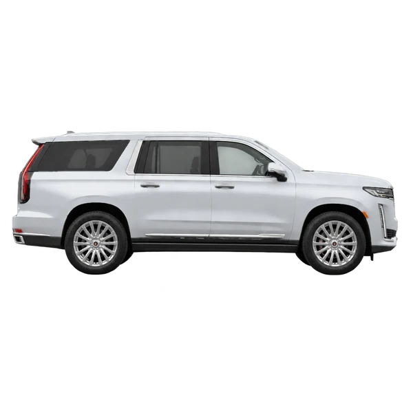 2021 Cadillac Escalade ESV in Silber, Ansicht: Seite (nach rechts gewandt)