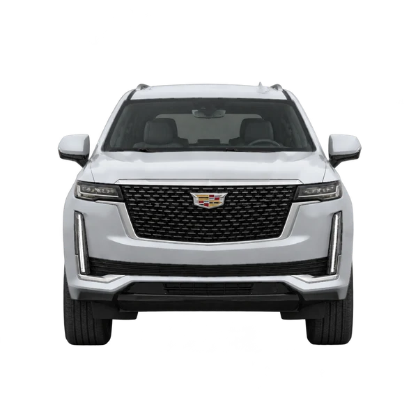 Cadillac Escalade ESV 2027 argent, vue avant