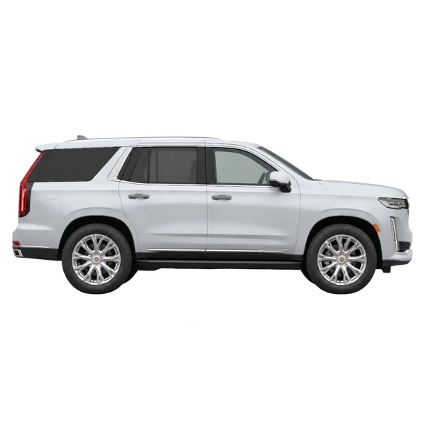 シルバーの2026 Cadillac Escalade（側面（右向き）ビュー）