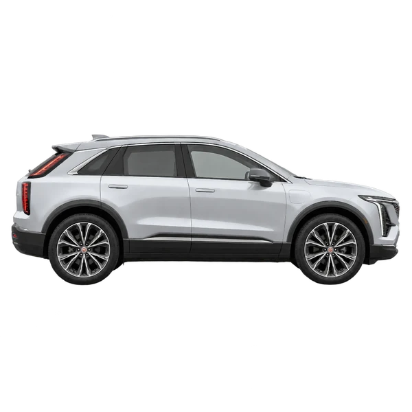 2026 Cadillac Optiq in Silber, Ansicht: Seite (nach rechts gewandt)
