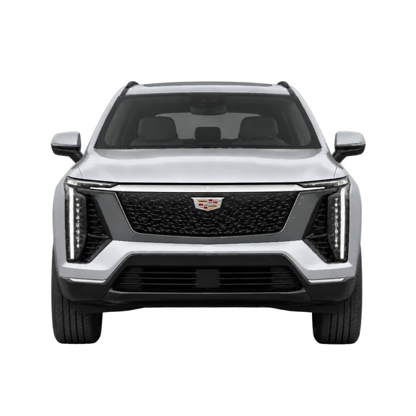 Cadillac Vistiq 2026 argent, vue avant