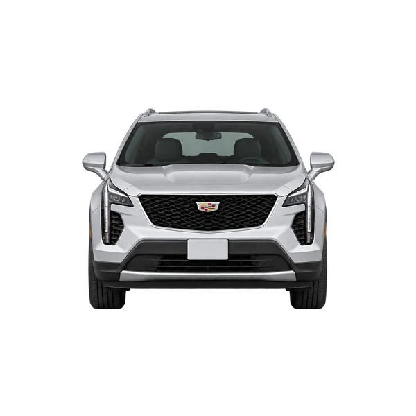 Cadillac XT4 2021 argent, vue avant