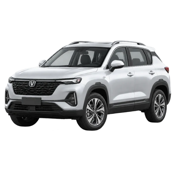 Changan CS35 2026 argent, vue trois-quarts avant (orienté vers la gauche)