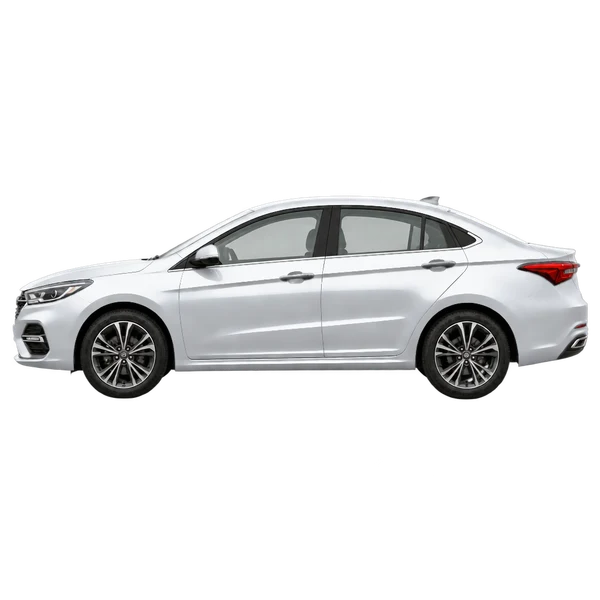 2024 Chery Arrizo 6 in Silber, Ansicht: Seite (nach links gerichtet)