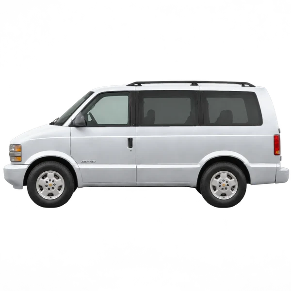 1997 Chevrolet Astro Van in Silber, Ansicht: Seite (nach links gerichtet)