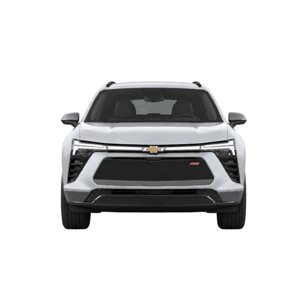 Chevrolet Blazer EV AWD 2025 باللون فضي، منظر أمامي