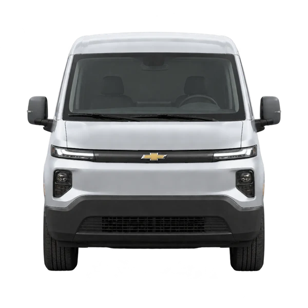 Chevrolet BrightDrop 2025 prata, vista frente