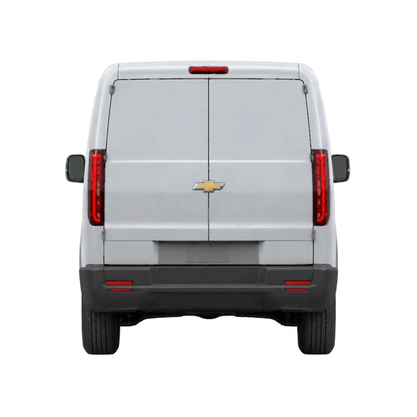 Chevrolet BrightDrop 2025 prata, vista traseira