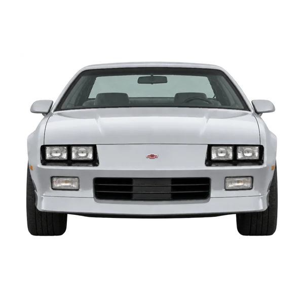 Chevrolet Camaro 1991 prata, vista frente