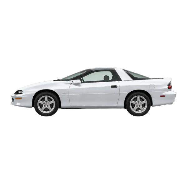 Chevrolet Camaro 1995 argent, vue côté (vers la gauche)