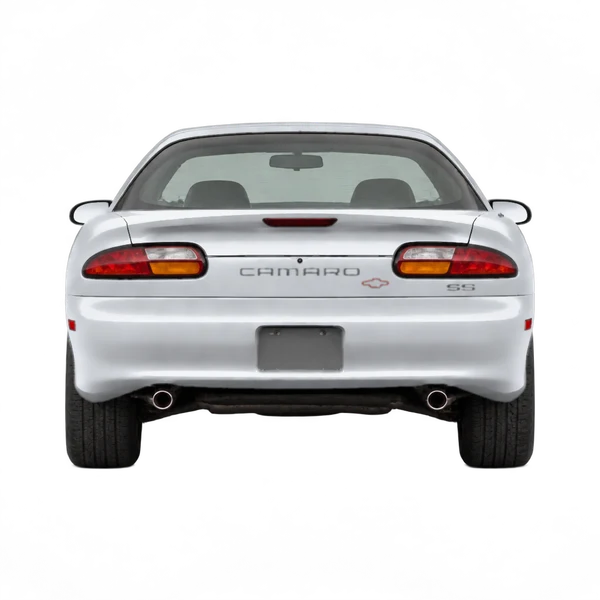 Chevrolet Camaro 2000 باللون فضي، منظر من الخلف