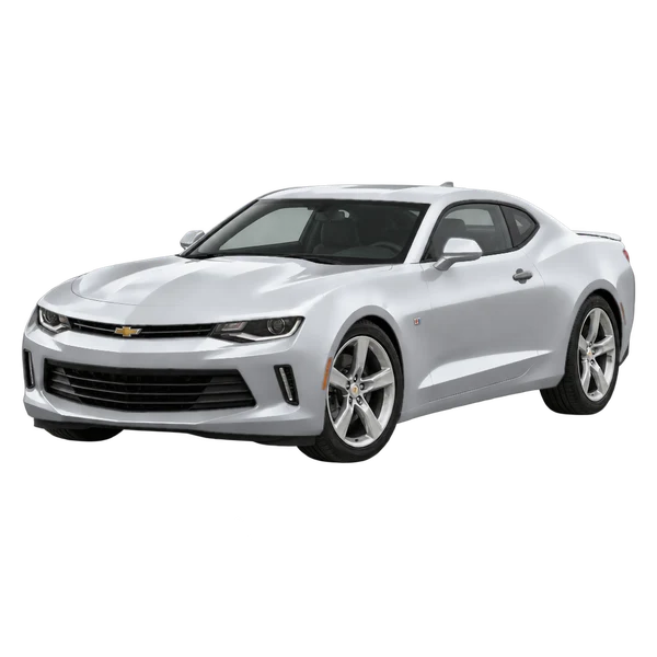 2017 Chevrolet Camaro in Silber, Ansicht: Dreiviertelansicht vorne (nach links gerichtet)