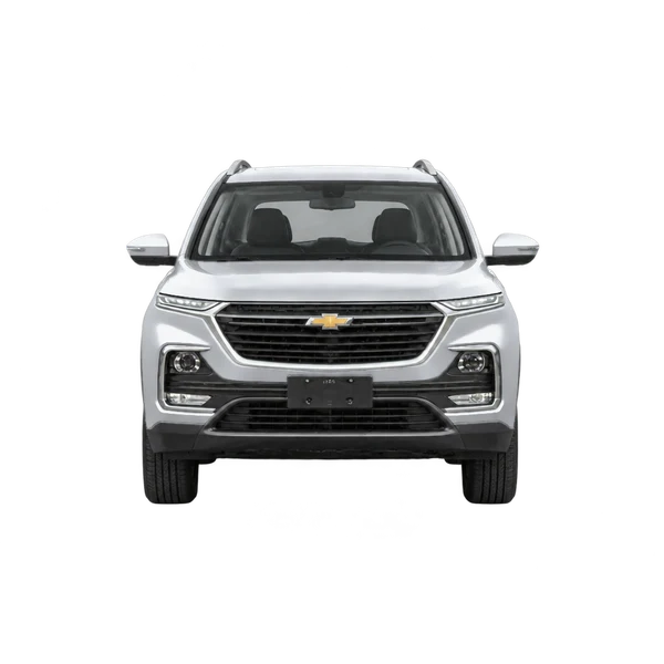 Chevrolet Captiva 2022 prata, vista frente