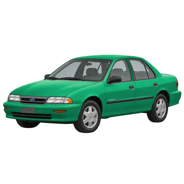 Chevrolet Cavalier 1992 0a8f5e, vista dianteira em três quartos (voltada para a esquerda)
