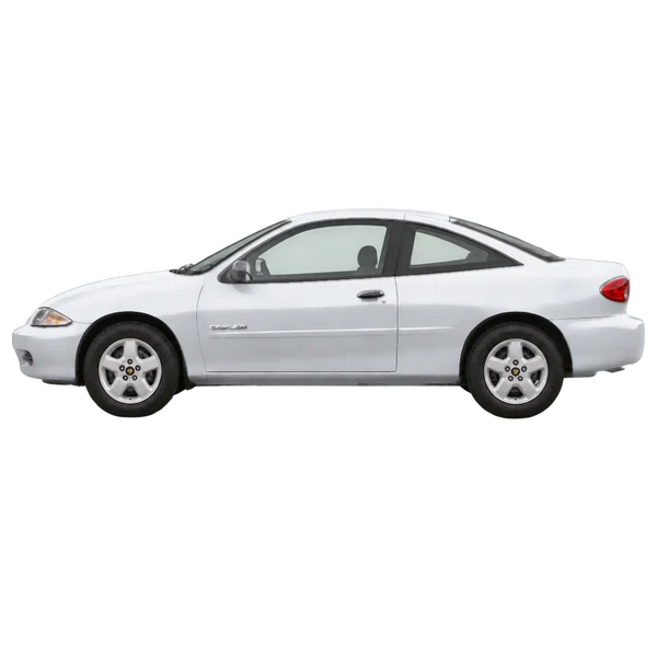 Chevrolet Cavalier 2002 prata, vista lateral (voltada para a esquerda)