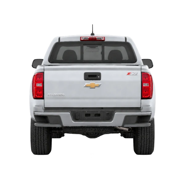 2021 Chevrolet Colorado in Silber, Ansicht: Heck