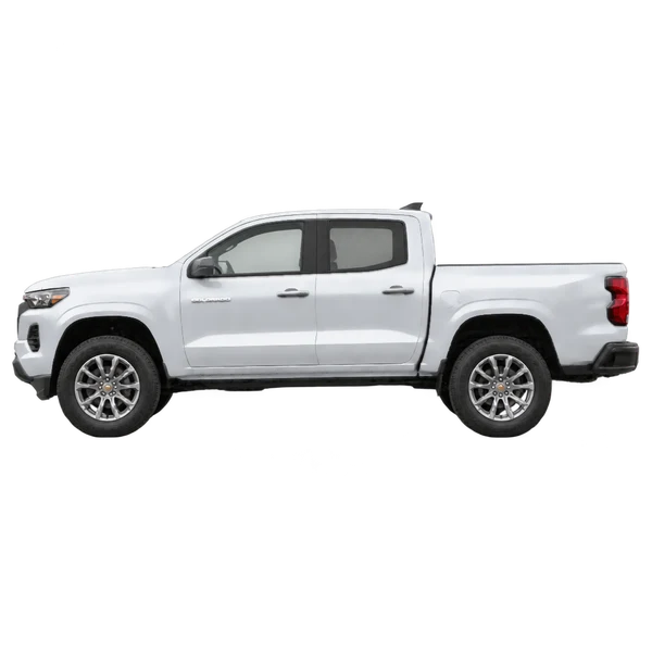 2024 Chevrolet Colorado in Silber, Ansicht: Seite (nach links gerichtet)