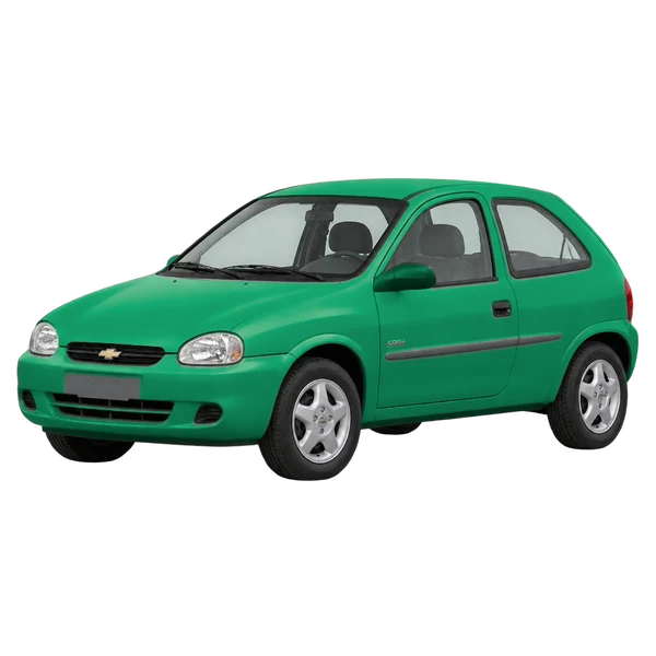 Chevrolet Corsa 1998 0a8f5e, vista dianteira em três quartos (voltada para a esquerda)