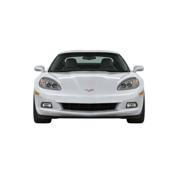 Chevrolet Corvette 2008 argent, vue avant