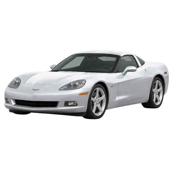 2012 Chevrolet Corvette in Silber, Ansicht: Dreiviertelansicht vorne (nach links gerichtet)