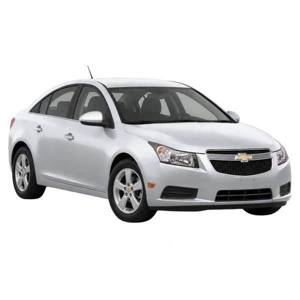 Chevrolet Cruze 2011 argent, vue trois-quarts avant (orienté vers la gauche)