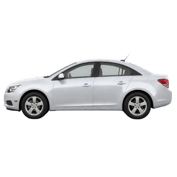 2014 Chevrolet Cruze in Silber, Ansicht: Seite (nach links gerichtet)