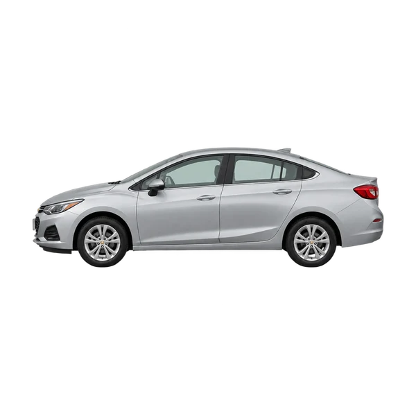 Chevrolet Cruze 2020 argent, vue côté (vers la gauche)