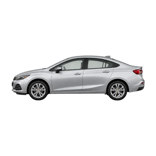 Chevrolet Cruze 2026 argent, vue côté (vers la gauche)