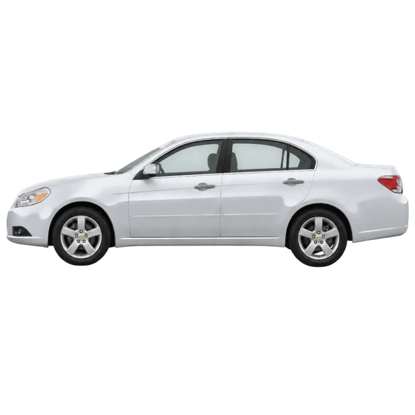 シルバーの2008 Chevrolet Epica（側面（左向き）ビュー）